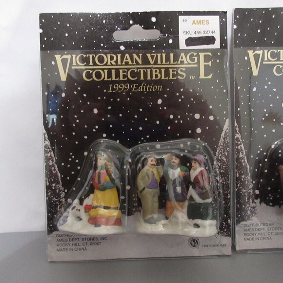 Victorian Village Collectibles 1999 Edition Accessory Figures Lampposts Lot NEW - Picture 4 of 6